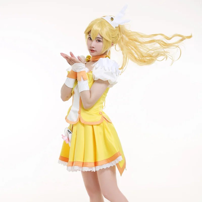 Новый Аниме Pretty Cure cos Kise Yayoi Косплей милая девушка трансформирует платье лечение