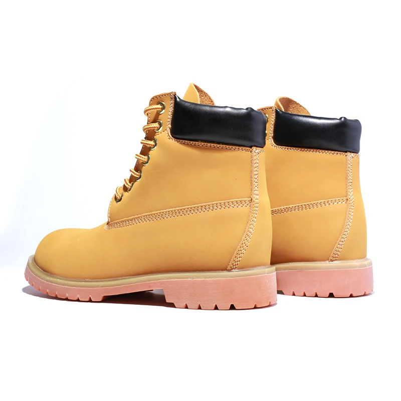Murah Sepatu Bot Hiking Pria Bermerek Sepatu Kulit Asli Sepatu Bot Tahan Air Sepatu Hiking Pasangan Oxford Sepatu Bot Taktis Tempur Pergelangan Kaki Pria