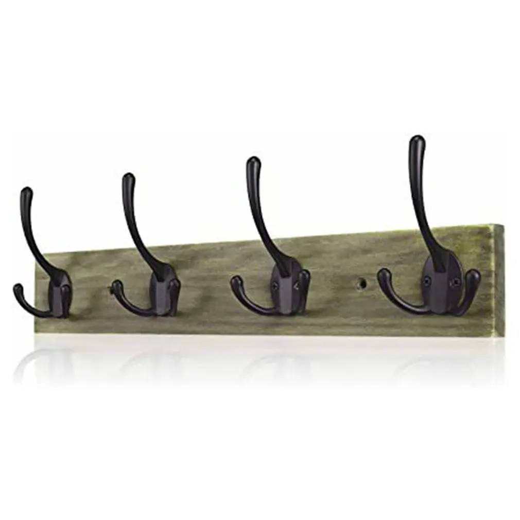 

New Large Double Hook Metal Coat Hook Wall Hook Bathroom Kitchen Hook Zinc Alloy Coat Scarf Hook Coat Hook