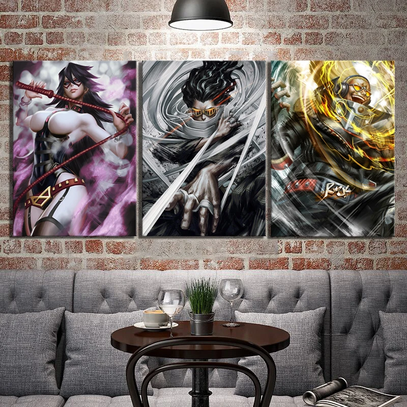 3 шт. HD мультяшная картина Моя геройская Академия постер для учителей