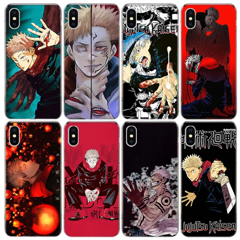 

Jujutsu Kaisen Anime Phone Case For Apple Iphone 13 Pro Max 11 12 Mini SE 2020 X XS XR 8 7 Plus 6 6S 5 5S Cover Shell Coque