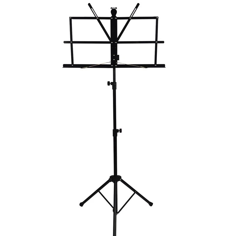 

Quality Music Sheet Tripod Stand Stainless Steel Music Stand Holder Height Adjustable