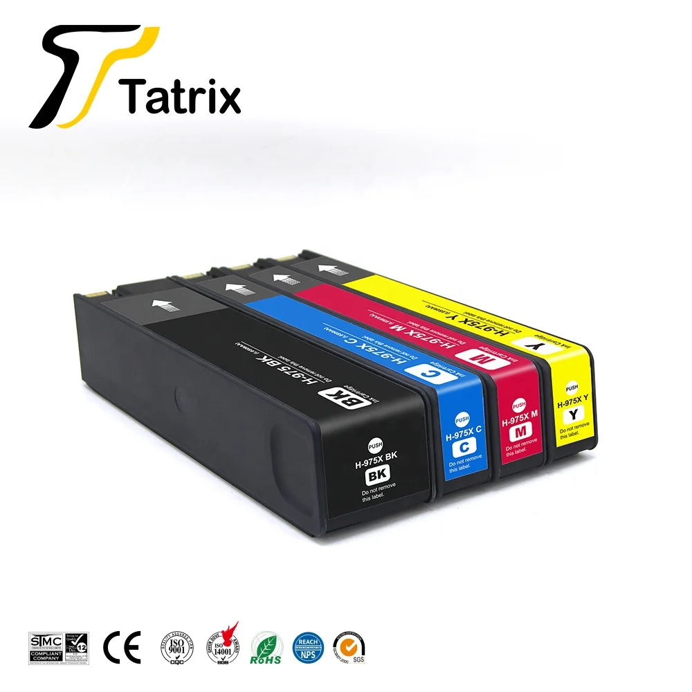Tatrix полные чернила для hp 975X 975XL 975 сменный картридж PageWide Pro 352dw 452dn 452dw 377dw 477dn 477dw