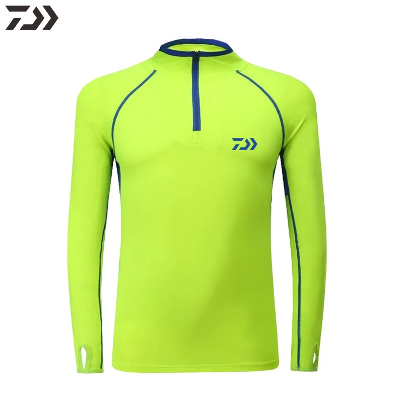 

2020 Daiwa Fishing Clothing Long Sleeve Anti-uv Fishing T Shirt Breathable Quick Drying Fishing Shirts Cycling Fishing Clothing