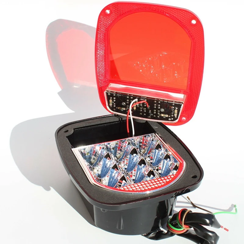 2 шт. светодиодный задний стоп светильник обратный сигнал поворота для Jeep Wrangler TJ CJ