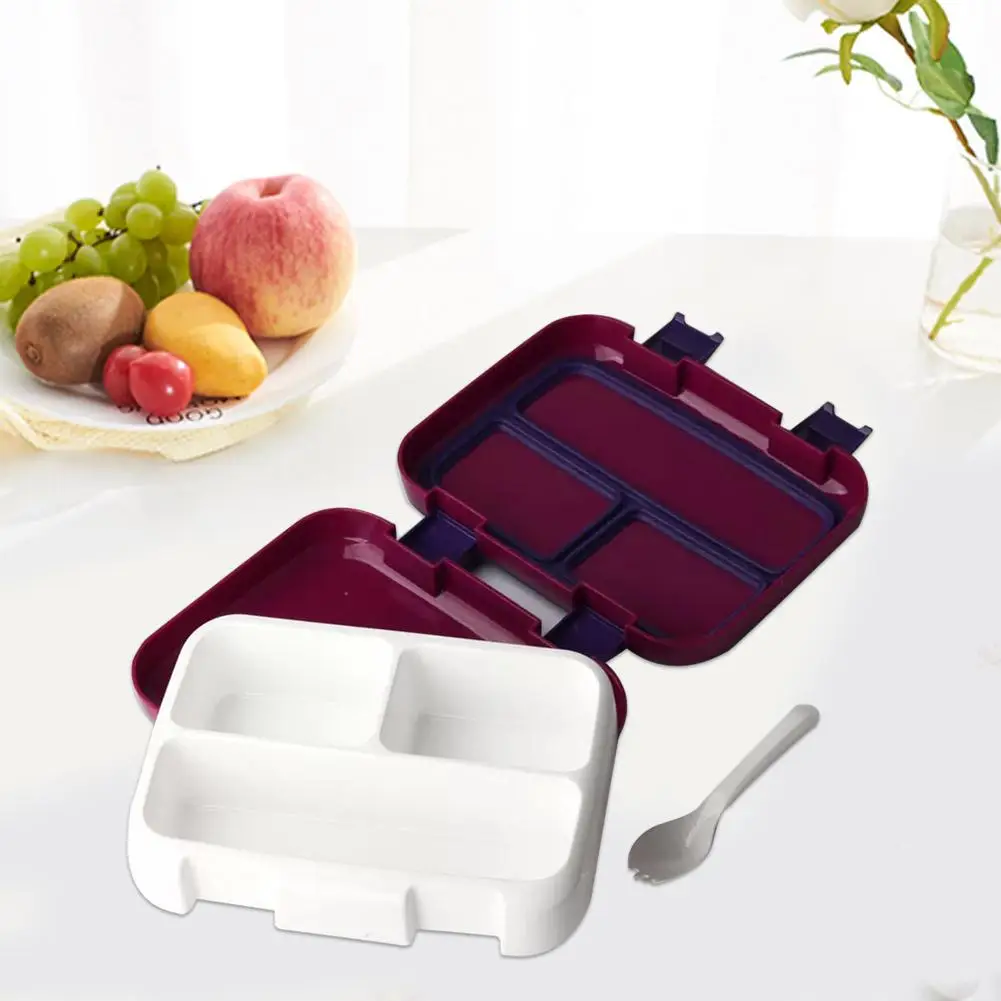 BPA Бесплатный Ланч-бокс для детей с отсеком Microwavable мультфильм Bento коробка Герметичный пищевой контейнер ланчбокс для пикника коробка