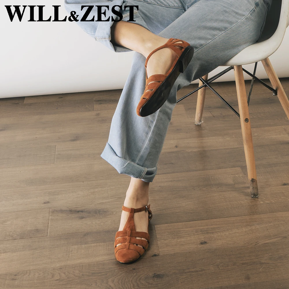 WILL & ZEST/гладиаторские плоские сандалии г. Женская обувь из кожи с Т образным