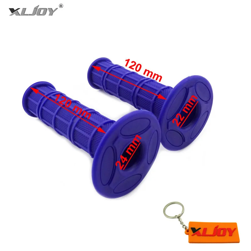 XLJOY резиновые ручки дроссельной заслонки синие для мотоцикла Yamaha TTR YZF SSR IMR YCF