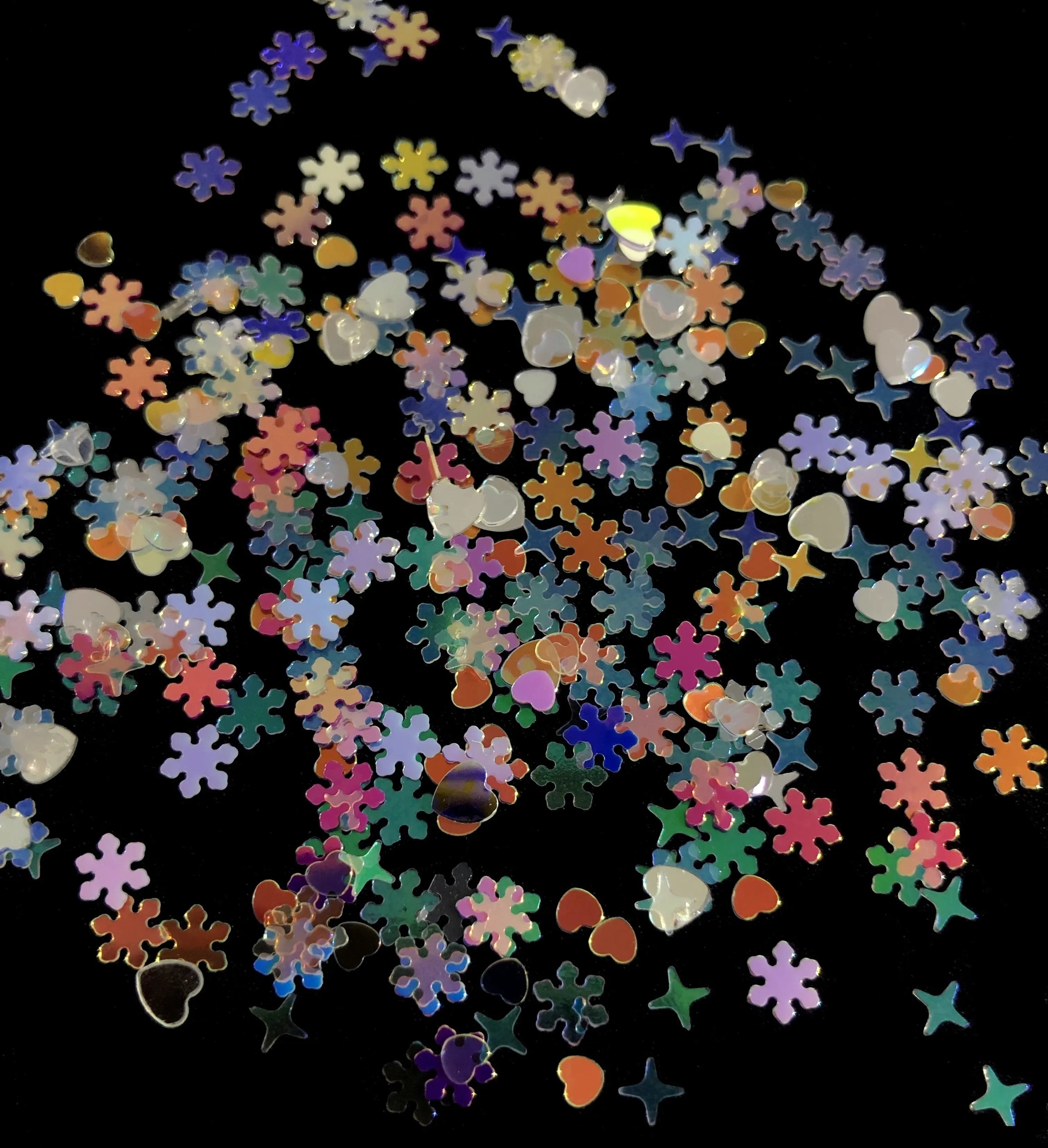 15 г Сладкая розовая Звезда блестит Сакура Снежинка Сердце с блестками DIY УФ Смола