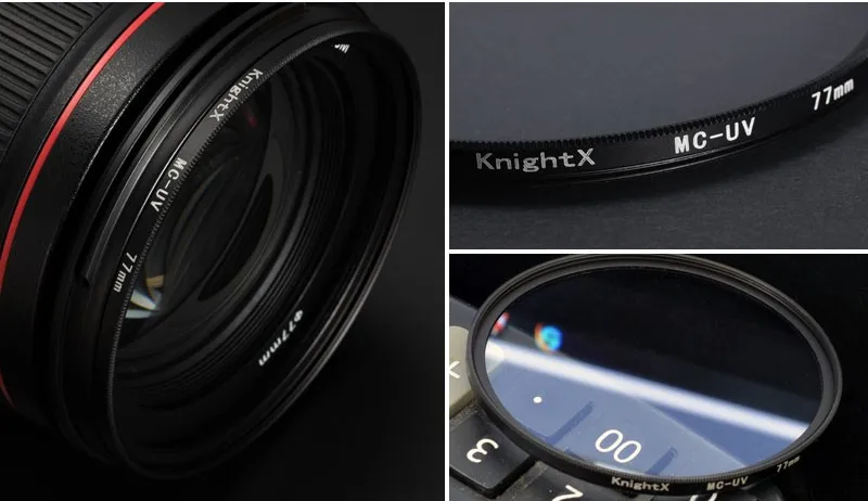 KnightX FLD UV ND Star фильтр для объектива камеры для canon sony nikon 49 52 55 58 62 67 72 77 мм d5300 набор цветов Фотография 2000d