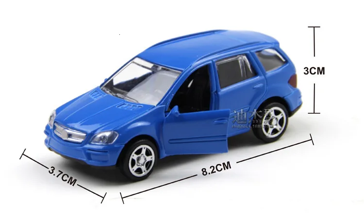 1: 64 литая под давлением модель автомобиля с 2 дверями можно открыть игрушечный автомобиль внедорожник Hummer подарок для детей на день рождения