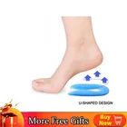 Силиконовые гелевые стельки, стельки для пятки, стельки для снятия боли в ногах, защита от подошвенного фасциита, подкладка для обуви, вставки для ухода за ногами