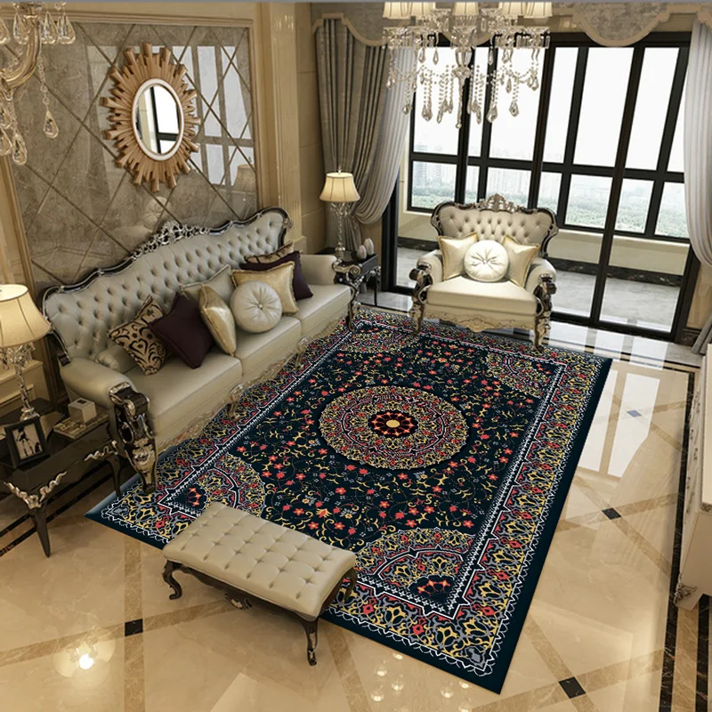 Новый красивый персидский ковер с геометрическим принтом для гостиной спальни