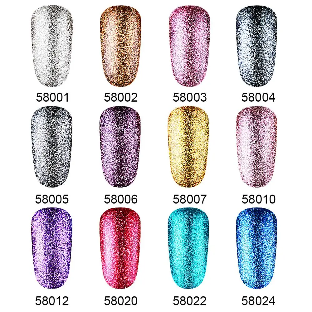 Гель лак для ногтей CLAVUZ серого цвета 8 мл серия + Платиновые УФ лампа дизайна серый