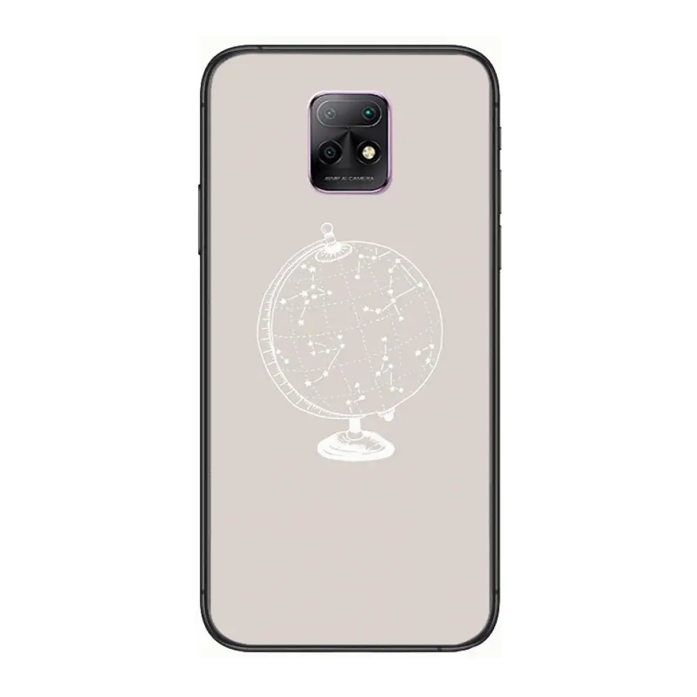 

simple Simplicity cat Phone Case For XiaoMi Redmi 10X 9 8 7 6 5 A Pro S2 K20 T 5G Y1 Anime Black Cover Silicone Back Pretty