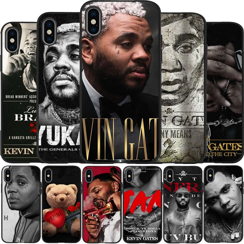 Чехол Кевин Гейтс мягкий силиконовый черный чехол для телефона X XR XS Max iPhone 6 6plus 7 8