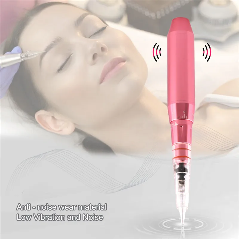 Professional Eyebrow Tattoo Machine Permanent Makeup Eyebrow Eyeliner Lip Pen Beauty Tattoo Machine With Universal Needles