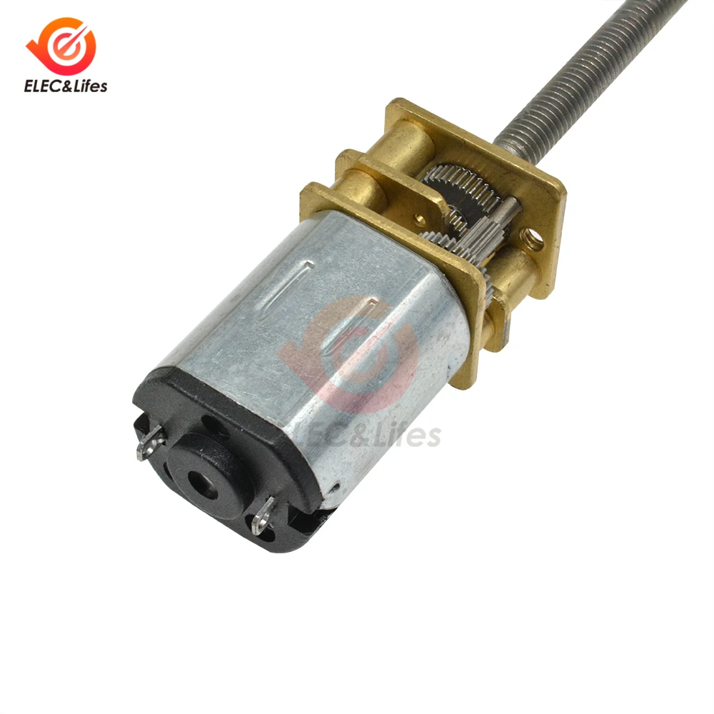 DC 3V 6V 12V металлический мотор шестерни M3* 55 винт 100RPM N20 Электрический микро мотор-редуктор скорости для автомобиля Робот лодки