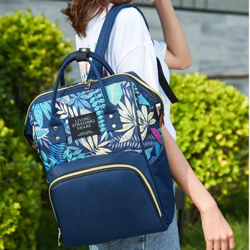 

Women Backpack Mummy Anti-theft Maternity Nappy Bag Large Capacity Travel Handbag Nursing Bag for Care Baby Women's Fashion Bag