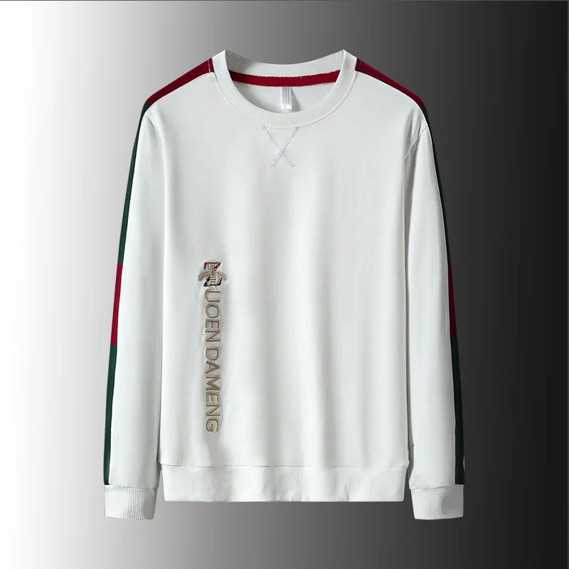 

Autumn Cotton Set Embroidery Men's Casual O-neck Long Sleeve 2020 New Sport Tracksuit Suit Men Track Two Piece Sweatshirts Pants