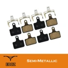 4 пары полуметаллических велосипедных дисковых тормозных колодок для SHIMANO Ultegra R8070, RS805, RS505, RS405