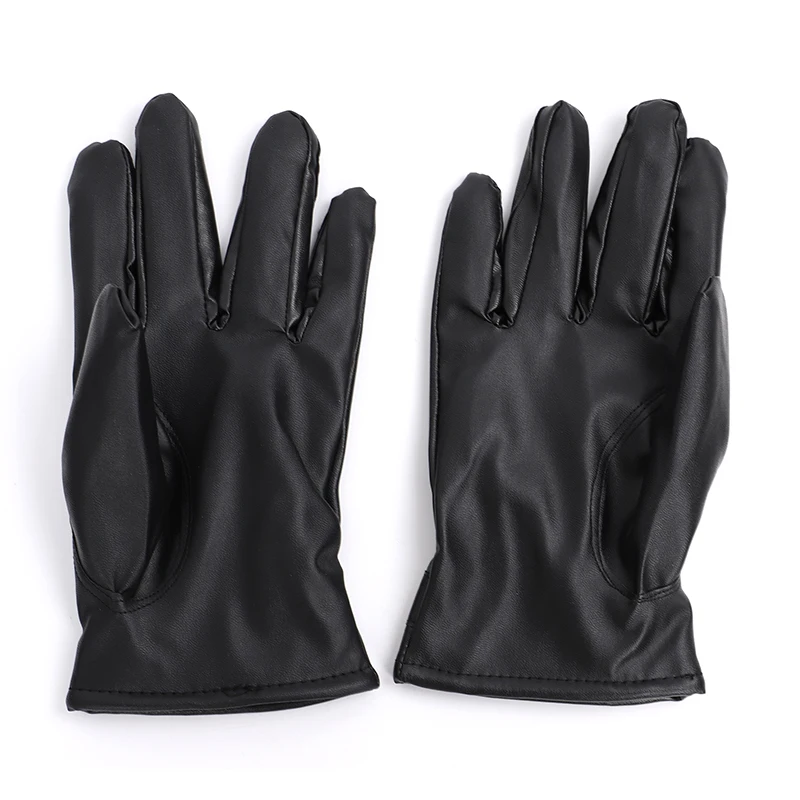 Женские кожаные перчатки с флисовой подкладкой зимние длинные сенсорным экраном