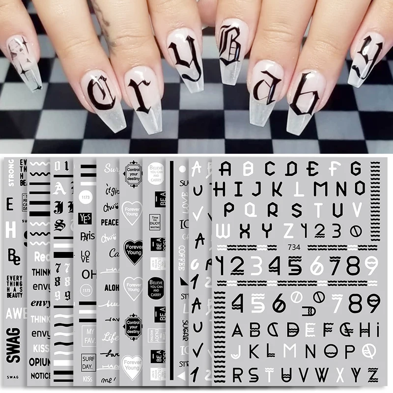 Переводные картинки для ногтей 3D Plutus наклейки с фруктами и бабочками аксессуары