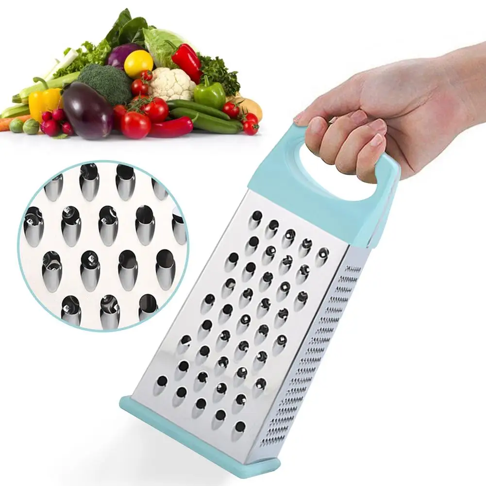 

Stainless Steel Box Grater Multipurpose 4 Sided Graters for Kitchen Vegetables Potato Carrot Fruits Cheeses Slicer