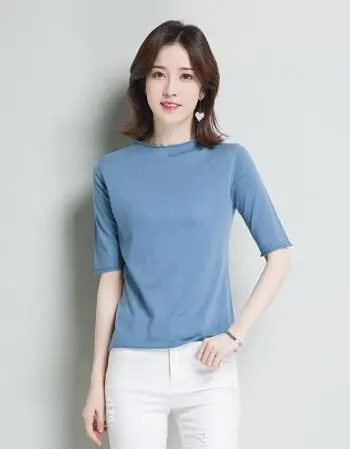 

lvory 2020 women t shirt friends new hot style letter friends print short brown sleeve t-shirts Europe