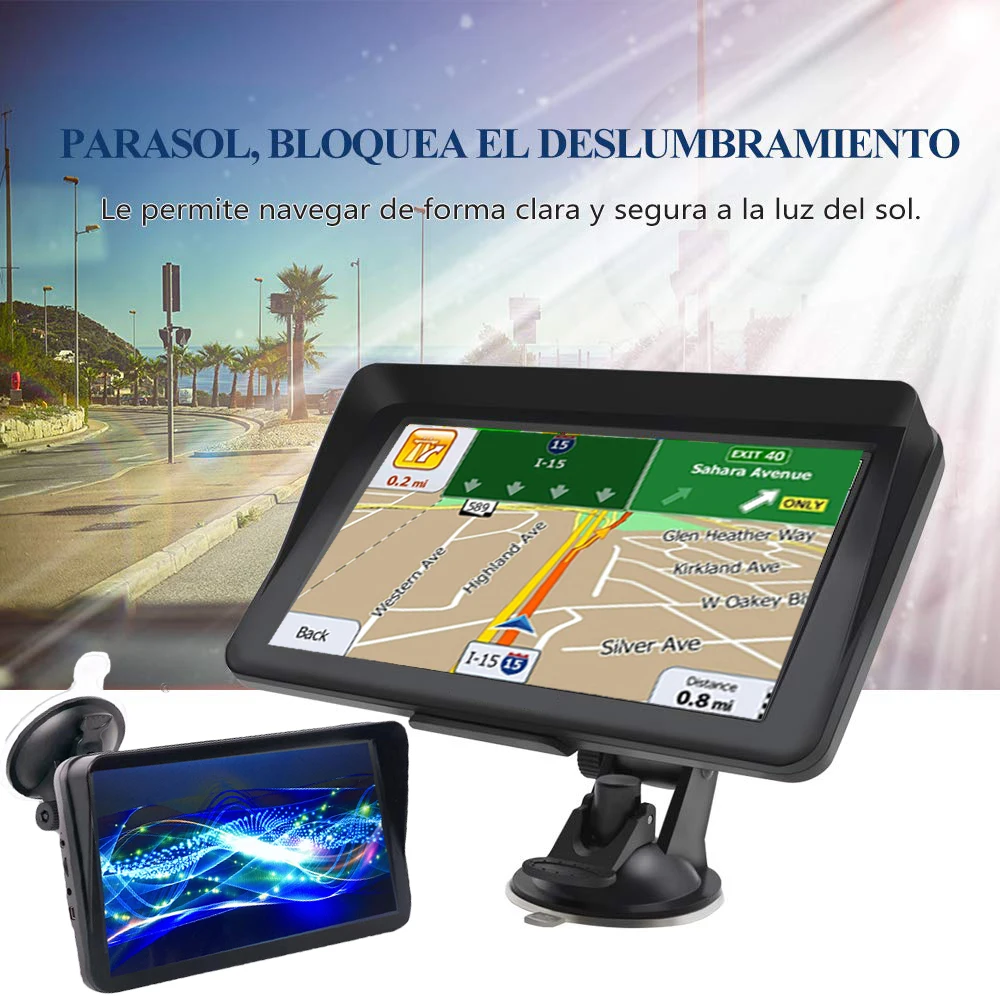 GPS navigation 9 inch car travel navigator 256MB capacitive screen satellite FM latest European map navigatorGPS | Автомобили и