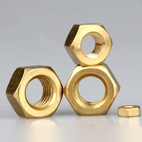 brass hex nut metric hexagon threaded copper hexagonal nuts m2 m3 m4 m5 m6 m8 m10 m12 m14 m16