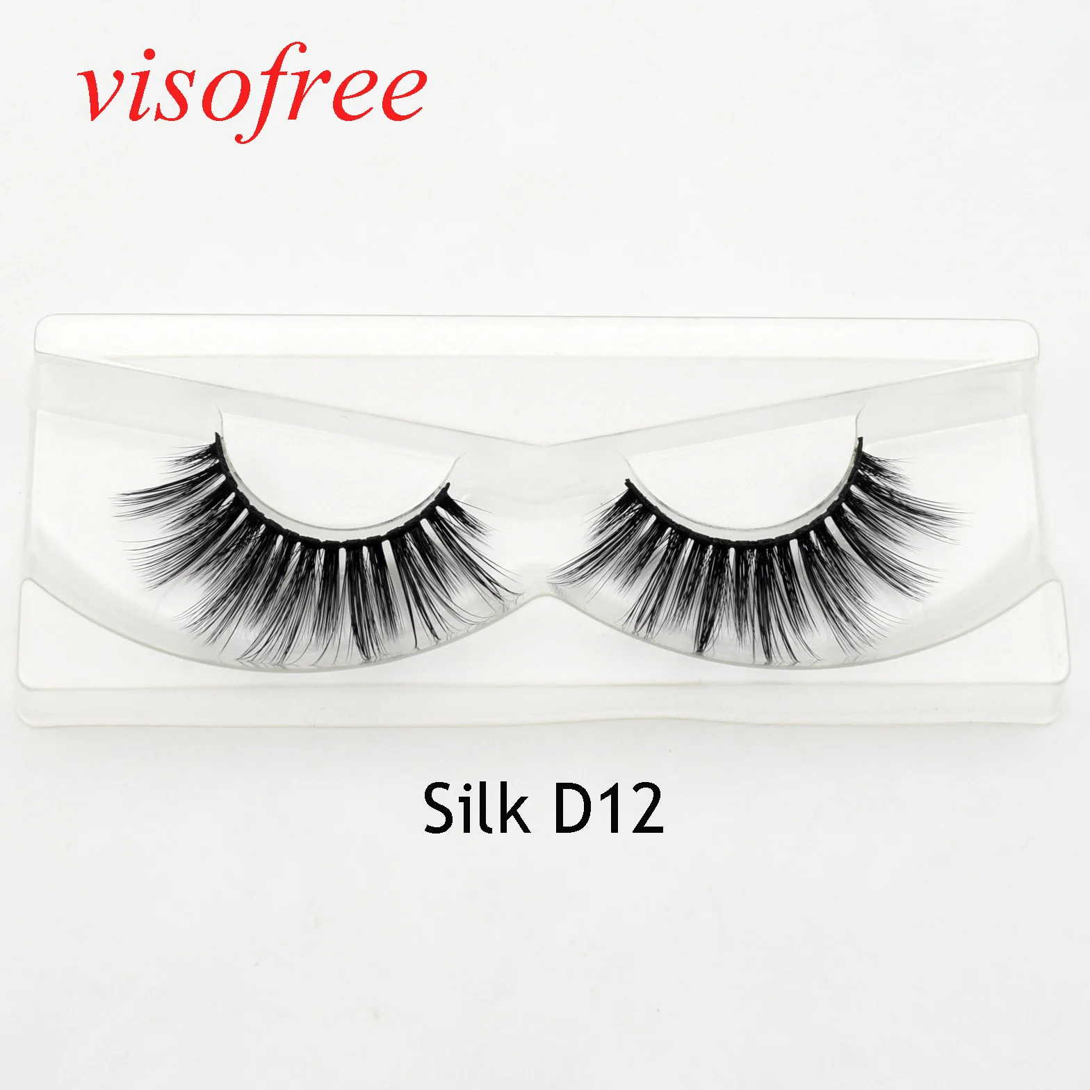 Visofree 30 парт/лот 100% ручная работа настоящая норка накладные ресницы 3D полоса