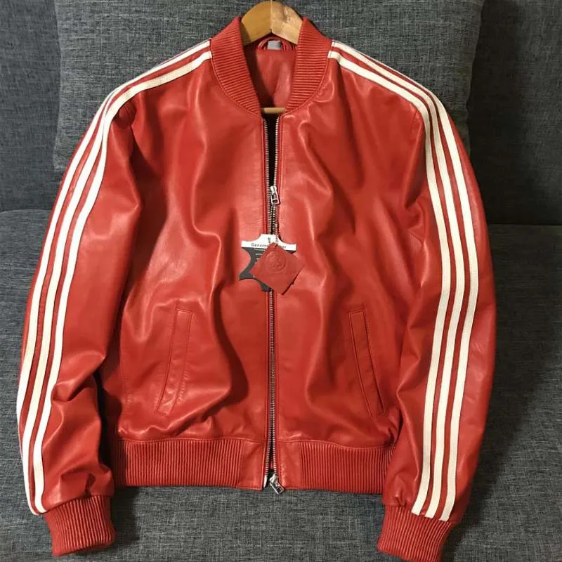 Новое поступление Мужская блестящая повседневная куртка короткая черная