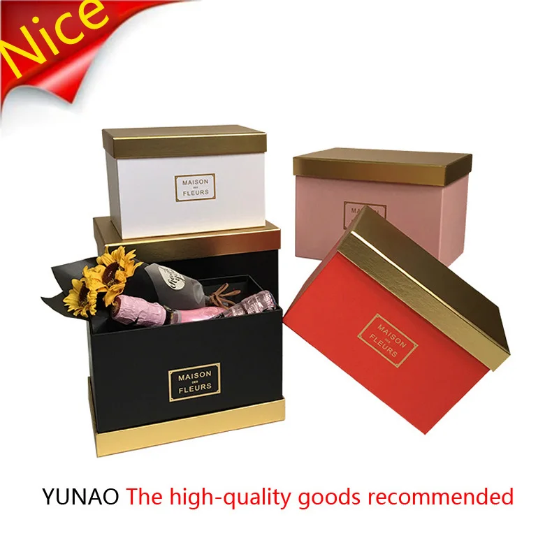 3 шт./компл. квадратная Цветочная коробка Золотое мыло в подарочной коробке Роза