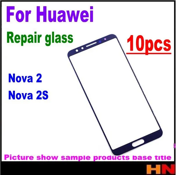 10 шт. Высокое качество ЖК-экран передняя стеклянная линза запасные части для Huawei
