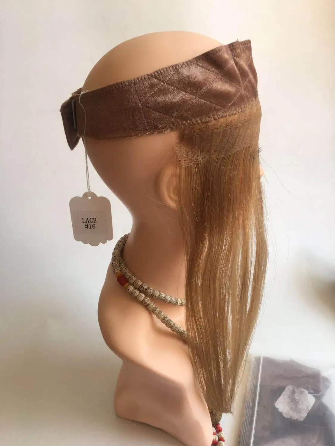 100% европейская повязка для волос на голову кружевной парик еврейских париков