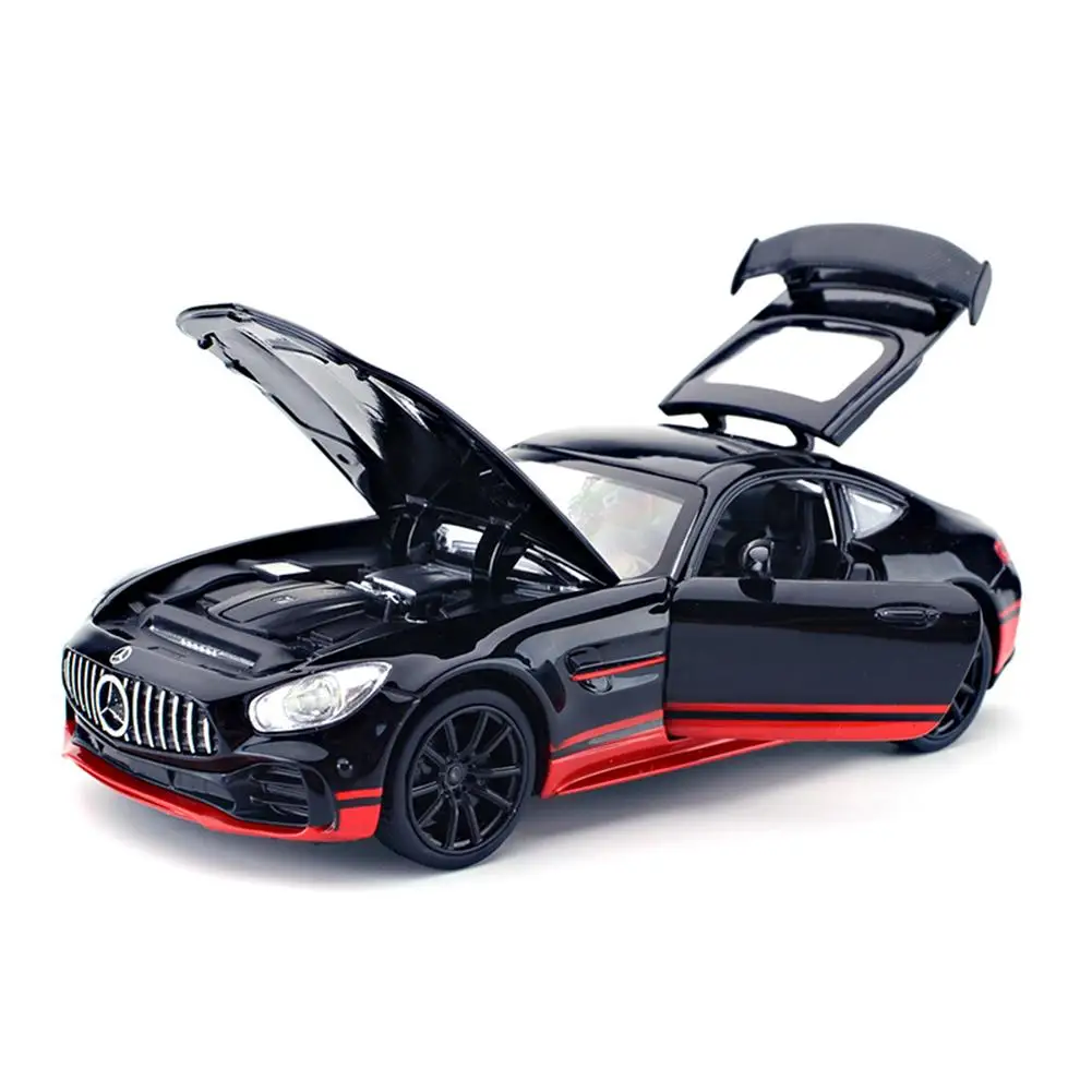 1:32 модель автомобиля игрушка для Benz AMG GTR спортивного Звук & светильник сплав
