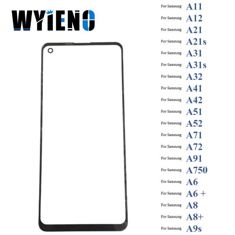 

Digitizer LCD Sensor Panel For Samsung Galaxy A11 A12 A21 A21s A31 A31s A41 A51 A71 A91 A52 A72 A8 Touch Screen Front Glass lens
