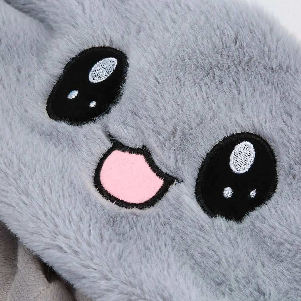 

2020 Kids Cute Plush Rabbit Pinching Bunny Ear Hat Can Move Airbag Cap Toy Gift for Kids Girls Girlfriend Women Accessories