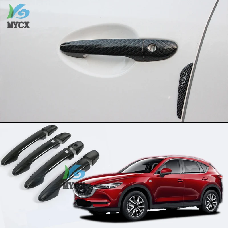 Чехол для боковой дверной ручки автомобиля Mazda CX5 CX 5 2017 2018 2019|Хромирование| |