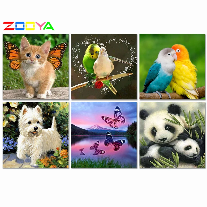 Рождественские украшения ZOOYA, алмазная вышивка, лоскутное шитье, самодельная наклейка, алмазная картина «сделай сам», алмазная живопись, ...