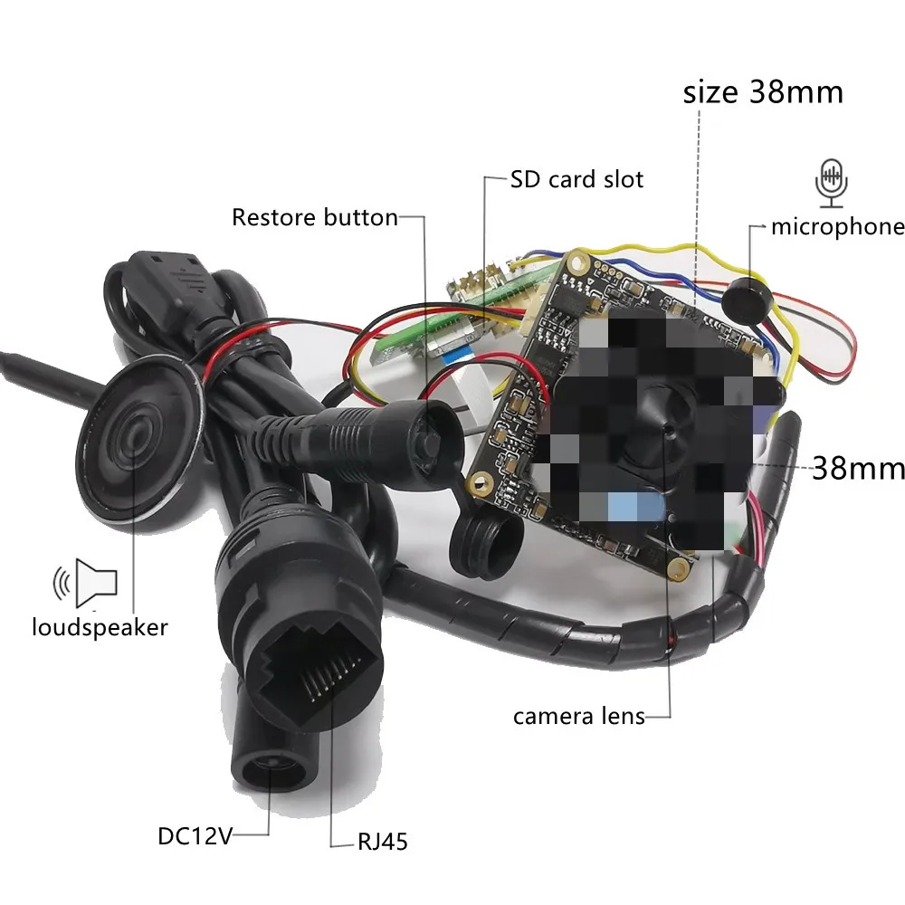 Модуль платы HQCAM 1440P размер 38x38 мм для Wi Fi Ip камеры объектив 3 7 мини камера