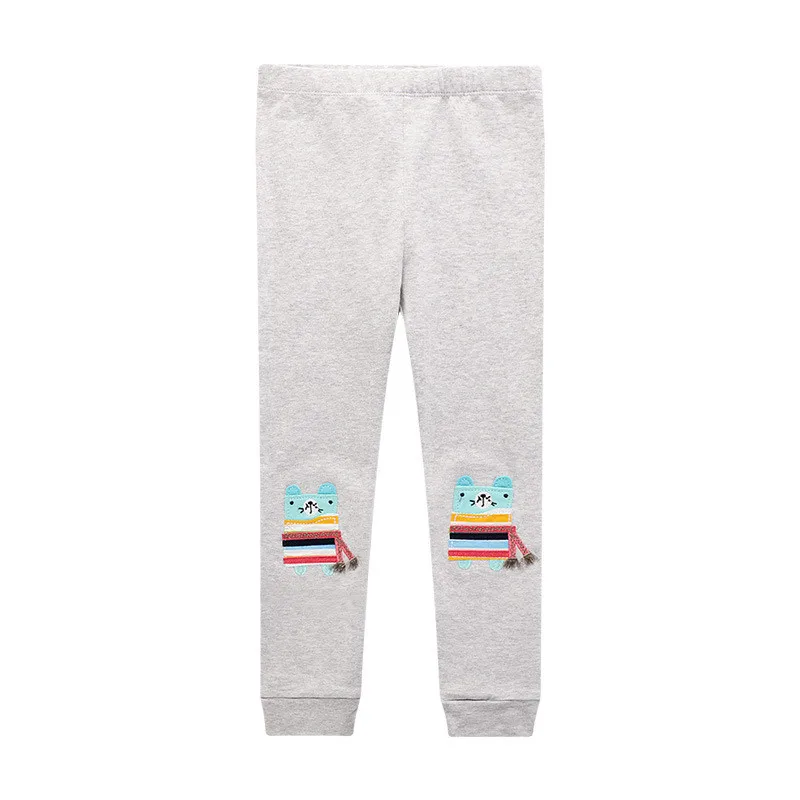 Детские хлопковые леггинсы с принтом клубники|Брюки| |