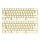 KBDfans CNC алюминийлатунь 60% пластина для DZ60 механическая клавиатура PCB под заказ