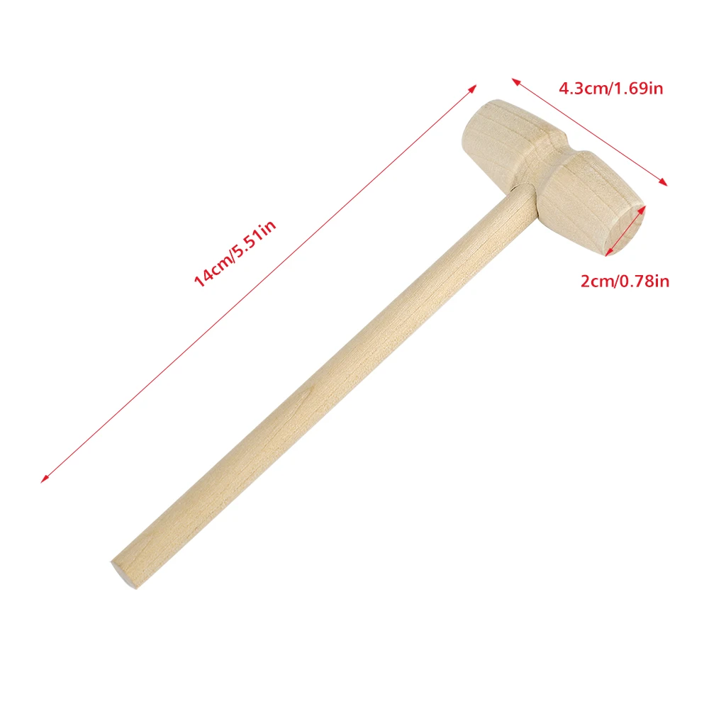 10/20/50/100 шт деревянный молоток резной инструмент кожа ремесло ювелирных изделий