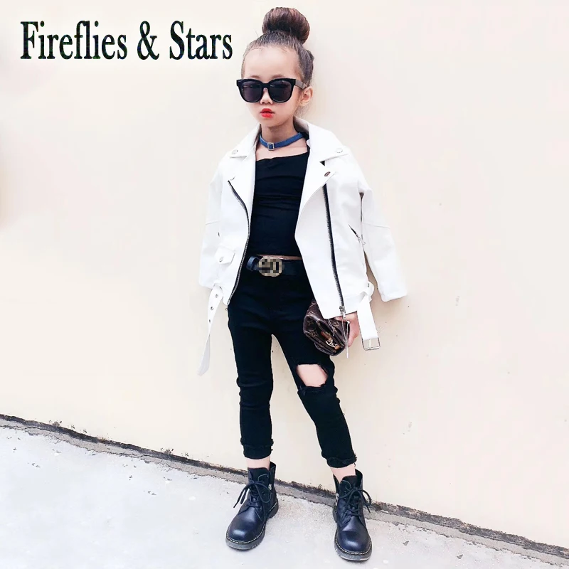 Куртка детская из искусственной кожи на возраст 2-8 лет | Детская одежда и обувь