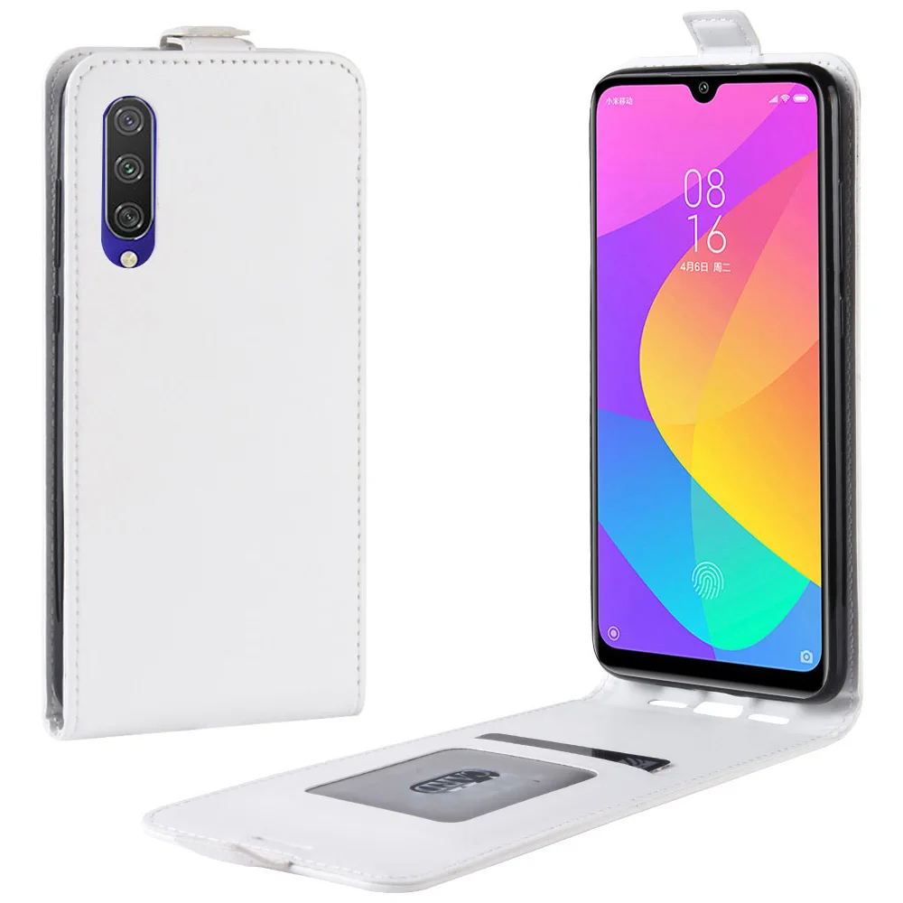 JONSNOW Flip Leather Case for Xiaomi Mi CC9e Mi A3 6.01" Phone Cover Protective Cases with Card Slot for Mi CC9 Mi A3 Lite 6.39"