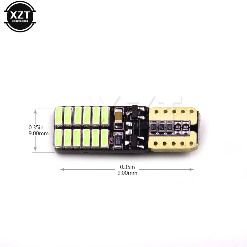 Сверхъяркая Светодиодная лампа C5W C10W 4014 SMD Canbus без ошибок автомобильная