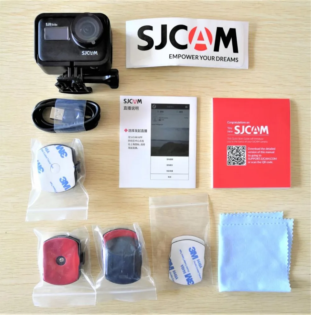 Экшн камера SJCAM SJ9 Strike 4K 60FPS WiFi с дистанционным управлением 2 33 IPS сенсорный экран Gyrp