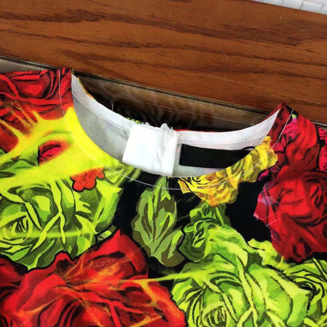

Foreign trade high-end children's clothing, children's summer short-sleeved dress, girl's fashion strap dress, princess dress